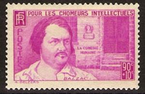 France #B88 Honore de Balzac 1940 H Cat. $ 7.25