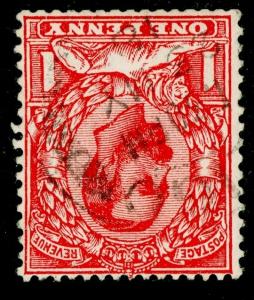 SG336Wi, 1d scarlet, DIE B, FINE USED. Cat £30. WMK INV