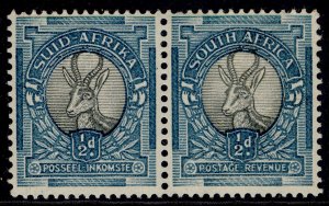 SOUTH AFRICA GVI SG75cd, ½d grey & blue-green, LH MINT. Cat £16.