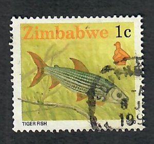 Zimbabwe #614 used single