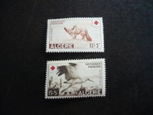 Stamps - Algeria - Scott# B88-B89 - Mint Hinged Set of 2 Stamps