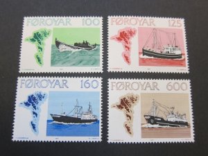 Faroe Islands 1977 Sc 24-28 set MNH