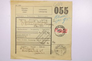 Belgium 1939 Q209 Postal Receipt Card / Bisect - L40442