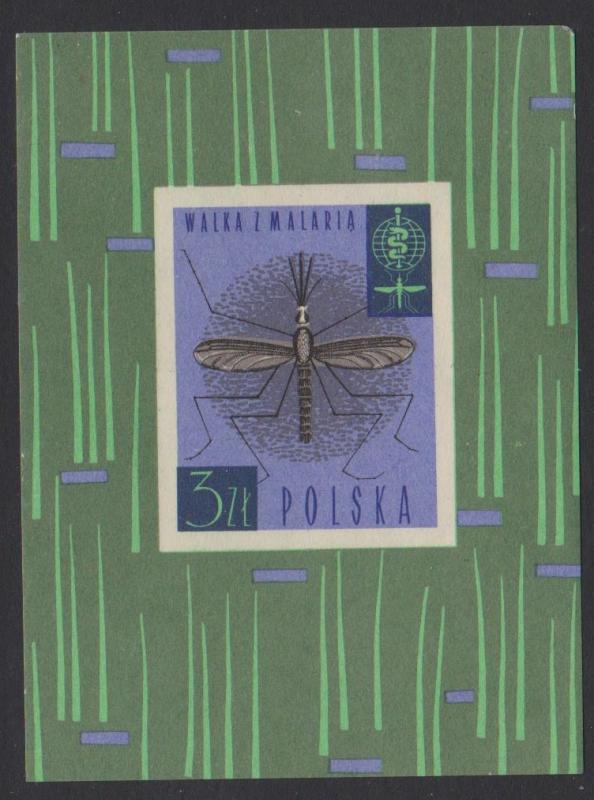 Poland Malaria Eradication MS D1 SG#MS1337a SC#1090