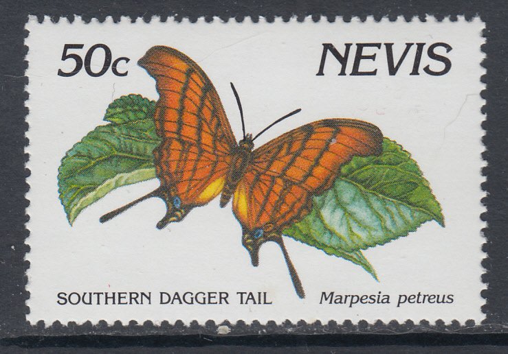 Nevis 646 Butterfly MNH VF
