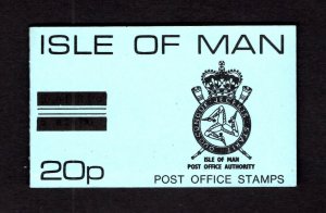 Isle of Man #SB7E (1975 20p Badge stamp sachet with 5½p) VFMNH  CV £2.70