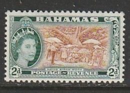 1964 Bahamas - Sc 203 - MH VF - 1 single - Native Strawwork