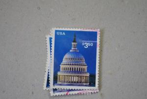 US SCOTT #3472 $3.50 CAPITAL DOME PRIORITY MAIL 2001 SELF-ADHESIVE used