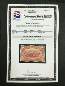 MOMEN: US STAMPS #286 MINT OG NH PSE GRADED CERT XF-90 LOT #74454 