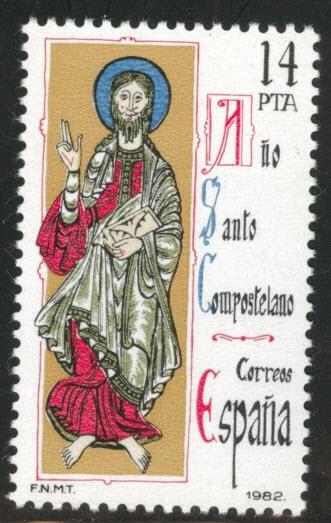 SPAIN Scott  2283 MNH** 1982 Compostelo Holy Year