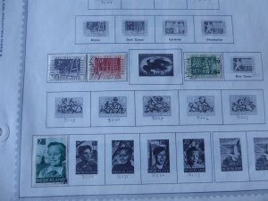 Netherlands and Colonies 1913-1914 Stamp Collection on Album Pages​