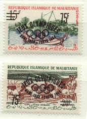 Mauritania Mi.I-II/MNH Olympic-64