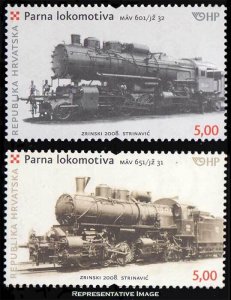 Croatia Scott 675-676 Mint never hinged.