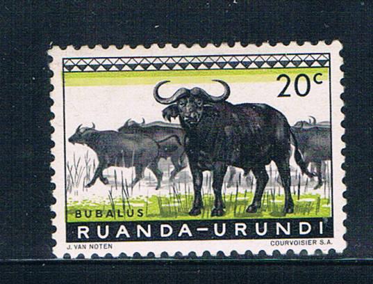 Ruanda Urundi 138 MNH Cape Buffaloes 1959 (R0261)+