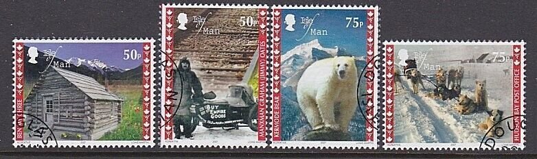 ISLE OF MAN 2007 Canada Connections set fine used...........................Y602