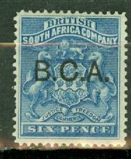British Central Africa 5 mint CV $19