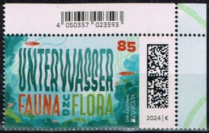 Germany 2024,Sc.# MNH underwater flora and fauna, Mi.#3828, Europa C.E.P.T.