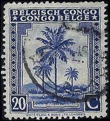 BELGIAN CONGO   #209 USED (4)