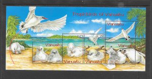 BIRDS - VANUATU #857a M/S MNH