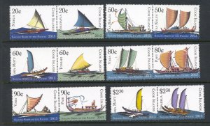 2013 Cook Islands 1822-1833Paar Ships with sails 19,00 €