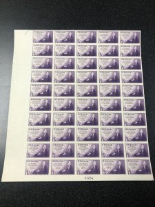 US 754 Whistler’s Mother Imperf Sheet Of 50 Mint No Gum As Issued - SUPERB.