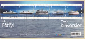 Canada 2023 Coastal Ferries SS used on paper