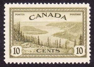 Canada Scott 269, Unused OG NH, 10c Olive 1946 Great Bear Lake