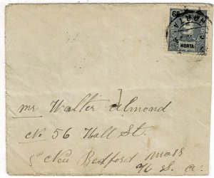 Horta 1903 cover to the U.S., Scott 23