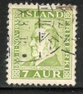 Iceland # 197, Used. CV $ 2.40