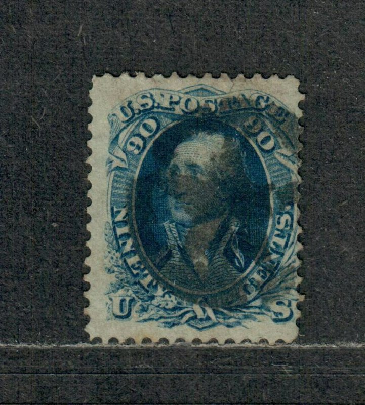 US Sc#72 Used/F, Tiny 1 1/2mm Tear At Top, Cv. $575