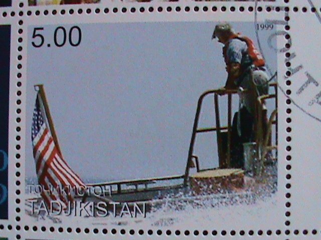 TAJIKISTAN-1999-JOHN F. KENNEDY TRAGEDY-JULY 16TH 1999-CTO-S/S VERY FINE