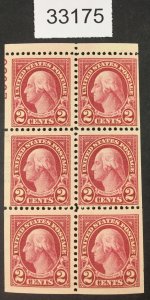 US STAMPS  #634d MINT OG H BOOKLET LOT #33175