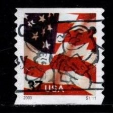 #3632A Old Glory PNC #S1111 (2003 date) (Off Paper) - Used