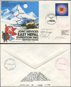 AC6aA Jersey First Successful Ascent of Manaslu North East Napal Signed (J)