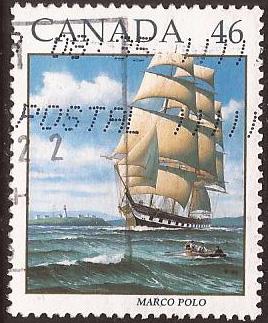 Canada - Scott# (040 - used single) 1779 (1999) VF Sailin...