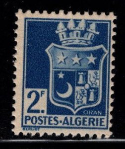 ALGERIA Scott 142 MNH** Coat of Arms stamp with engravers name at left.