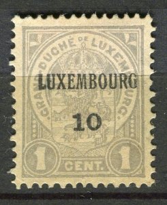 LUXEMBOURG; 1910 early Pre-Cancel used 1c. value