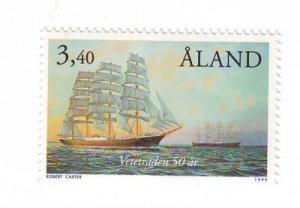 Aland Sc 156 1999 Sailing Ship stamp mint NH