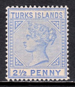 Turks Islands - Scott #52 - MH - Toning - SCV $7.50