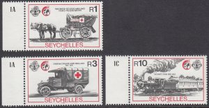 Seychelles 681//684 MNH Short Set CV $21.40