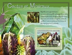 Guinea 2007 MNH - Cactus et Mineraux / Cactus and Minerals.Mi 4756/BL1210