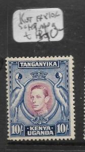 KENYA,UGANDA,TANGANYIKA (PP1701B)KGVI 10/-  SG 149 MOG 