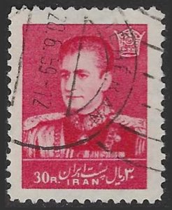 Iran #1122 (1958), postally used single, cat. $5.00