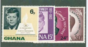 GHANA 236-9 MNH BIN $1.00