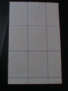 ​CUBA-1969-SC#1473a CHRISTMAS-LOVELY WILD FLOWERS IMPRINT BLOCK FANCY CANCEL VF