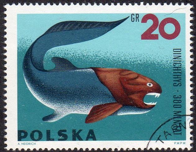 Poland 1395 - Cto - Dinichthys (Fish) (Extinct)