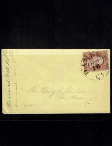 Scott 25 F/VF on cover. SCV - $140.00