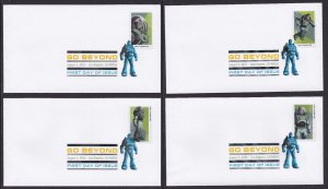 US 5709-5712 Go Beyond Buzz Lightyear (set of 4) DCP FDC 2022