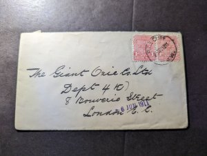 1911 Australia Cover Pine Cliff NSW to London EC England