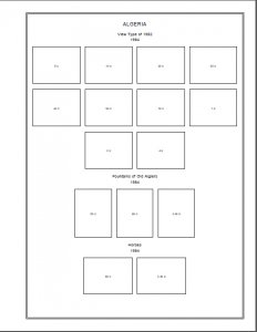ALGERIA STAMP ALBUM PAGES 1924-2011 (165 PDF digital pages)
